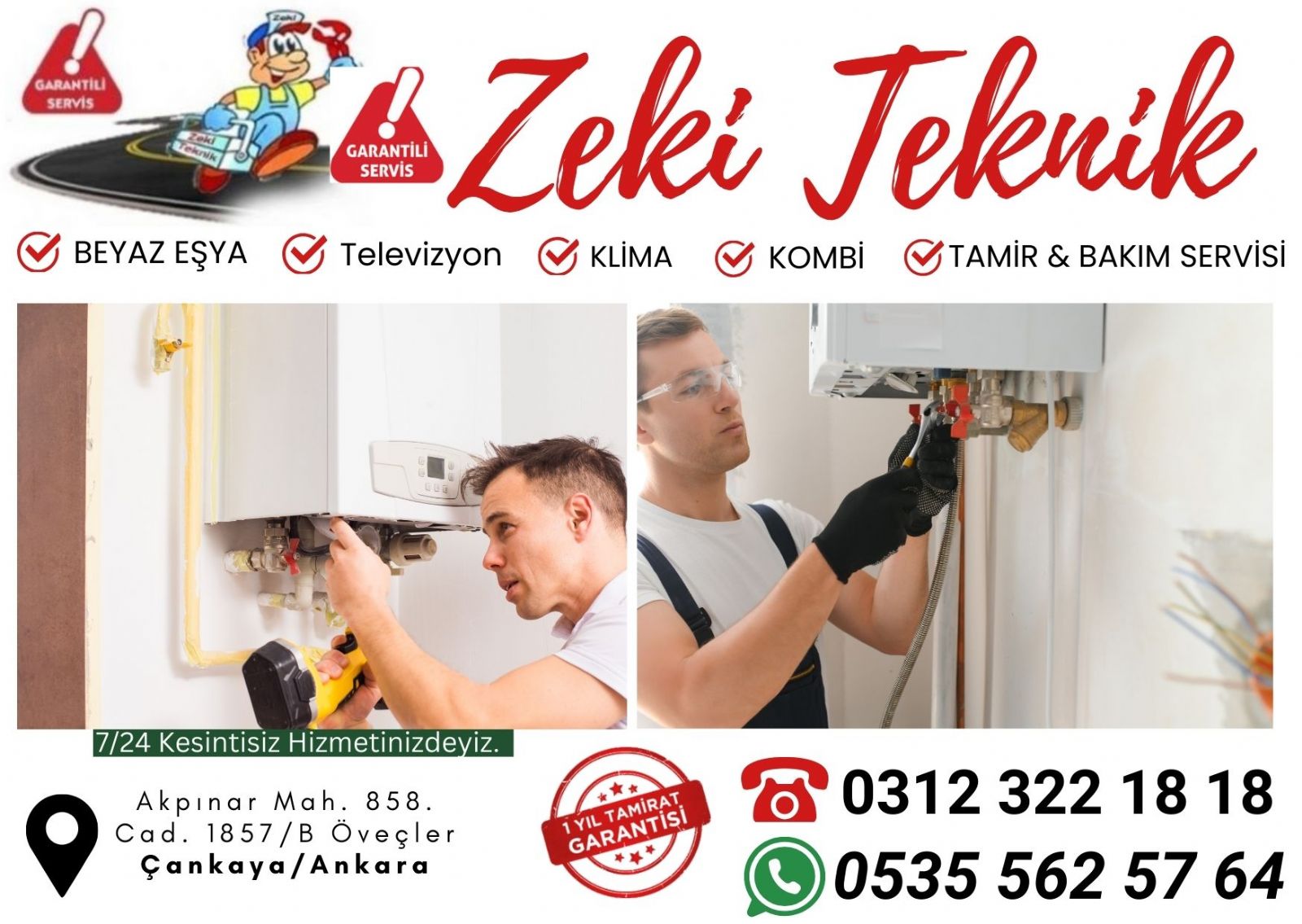 Öveçler Demirdöküm Servisi